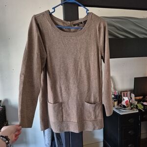 Jeanne Pierre Sweater With Buttons & Pockets